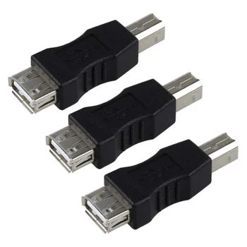 3X USB Typ A Samica Na USB Typ B Samec Adaptér