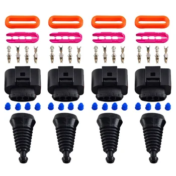 4 Nastavte Zapaľovacie Cievky Elektroinštalácie Postroj Konektor Plug Opravy Kit pre Audi A4 A6 A8 Golf Auto Cievka Plug Nahradenie 1J0998724