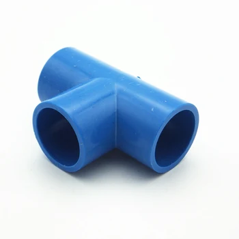 50mm ID Rovnaké Tee PVC Tube Spoločné tvarovku Adaptér Vody Konektor Pre Záhradný Závlahový Systém urob si sám