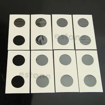 50pcs 17.5 mm-40 mm Mince, Držiaky na Skladovanie Klip prípade papierové tašky Flip 2x2 Vyletí Papierové Dosky Mince Kolekcie Home Decor