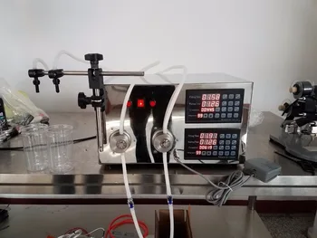 5ml-3500ml Magnetické Čerpadla Micro-počítač Liquid Náplň Stroj Dve Hlavy
