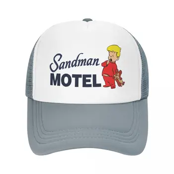 60. Sandman Motel Logo s Malým Chlapcom a macko šiltovku Klobúk Loptu Spp Spp Mužov a Žien