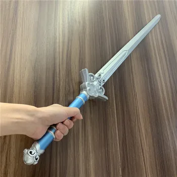 80 cm MO DAO ZU SHI Meč Lan Wangji Zbraň Modrá Sowrd Cosplay 1:1 Nôž Šermiar Bezpečnosti PU Anime Veľký Meč