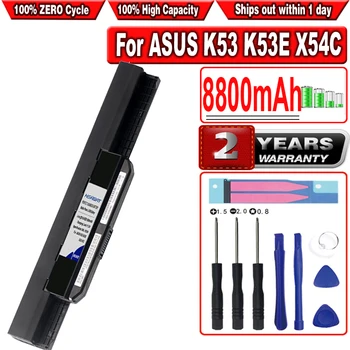 8800mAh K53u Batérie pre Asus A32 K53 A42-K53 A31-K53 A41-K53 A43 A53 K43 K53 K53S X43 44 X53 X54 X84 X53SV X53U X53B X54H