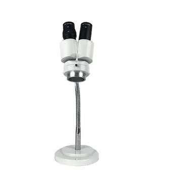 8X Stereo Mikroskopom s LED Svetlom Binokulárne Stereo Mikroskopom Nastaviteľná Hadica pre Zubár Ústne Spájkovanie DPS Repair Tool LED