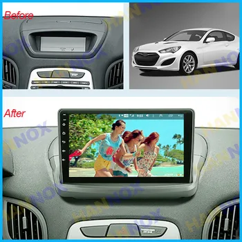 9 Android Auto Rádia Pre Hyundai Rohens Kupé Genesis Coupe 2009-2012 Auto Stereo Multimediálny Prehrávač, GPS Navigáciu Carplay BT