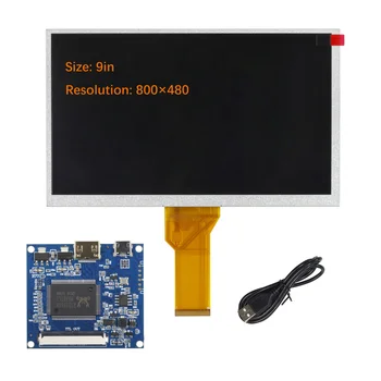 9 Palcový AT090TN12 LCD Displej Ovládač riadiacej Dosky Mini HDMI-Kompatibilný Pre DIY Lattepanda,Raspberry Pi PC Monitor