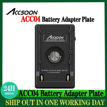 Accsoon ACC04 Batérie Adaptér Doska S PD V PD Von Typ-C Out, USB Pre NP-F Batérie Pre DSLR & Mirrorless Fotoaparáty