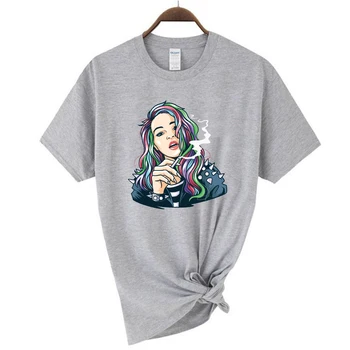 Anime Dievča Ženy Tričko Bežné Muž ženy T-Tričko Krátky Rukáv Bavlnené Tričko Top Tees Harajuku Mikina Ázijské Veľkosť