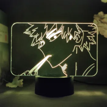 Anime Led Svetlo Bakugo Eatting 3d Nočného Roztomilý Dekorácie pre Domov Spálňa RGB stolná Lampa USB Powered Diaľkové Ovládanie Darček