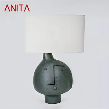 ANITA Postmoderných stolná Lampa Kreatívny Dizajn Posteli Stôl Svetlo LED Abstraktného výtvarného Dekor pre Domáce Obývacia Izba Štúdia