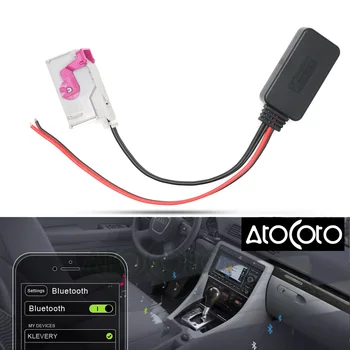 AtoCoto Bluetooth Modul pre Audi RNS-E Navigáciu A8, TT a R8 A3 A4 Rádio 32 Pin AUX kábel Kábel Adaptéra Bezdrôtovej Audio Vstup