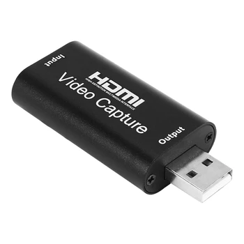 Audio Video Capture Kariet HDMI USB 2.0 1080P 4K Záznam Cez ZRKADLOVKY Videokamery Action Cam Na Vysoké rozlíšenie Obstarávacích