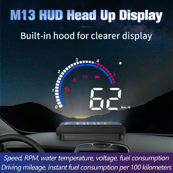Auto OBD2 Head-Up Displej Digitálny Rýchlomer Elektroniky Vozidla Príslušenstvo HUD Projektor Displej Pre Všetky Vozidlá M3, M5, M8, M10 ▼ M13