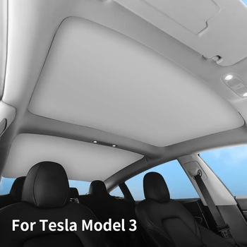 Auto strešné okno v tieni Tesla Model 3 2019-2022 2023 slnečník Sklenená strecha tieni tepelná izolácia auto interiérové doplnky