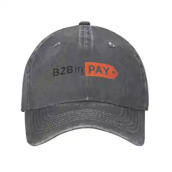 B2BinPay Kvalitné Logo Denim spp šiltovku Pletené klobúk