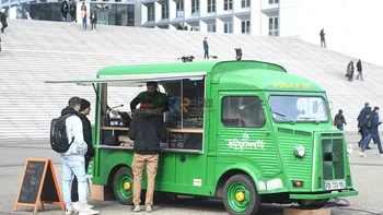 Bbq Ročník Potraviny Truck Mobile Kuchyne Potravín Trailer Hot Dog Food Košíka