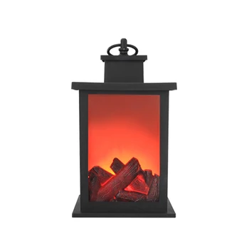 BORUiT LED Plameň Svietidlo Svietidlo Dekorácie Krb Simulácia Plameň Účinok Flameless Lampa Izba Nočné Svetlo Záhradné Dekorácie