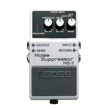 Boss NS-2 Compact potlačenie šumu pedál pre elimináciu hluku a hum v gitarové a basové efekty a zosilňovač alarmov