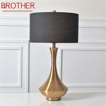 BRAT Bronz stolná Lampa Moderné LED Tvorivé Dekoratívne Stôl Svetlá pre Domáce Posteli