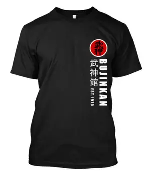 Bujinkan Budo Ninja Ninjutsu - Vlastné pánske Tričko Krátky Rukáv Fashion Bavlny O Krk Topy Doprava Kulturistike T-Shirt