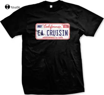Ca Cruisin California State špz Cali Západnom Pobreží Mens T-Shirt Tee Tričko Vlastné aldult Teen unisex móda legrační nové