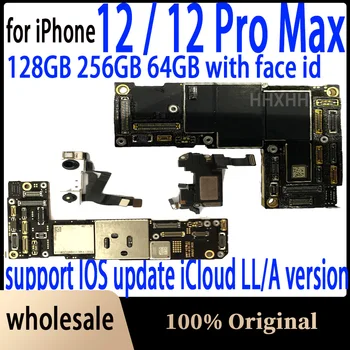 Celý Pracovný Pôvodný Dosky pre iPhone 12 / 12 Pro MAX Doske Čisté iCloud Tvár ID Hlavné Logic Dosky na iPhone 12
