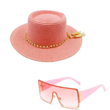 Cestovný nevyhnutné klobúk, okuliare vyhovovali Európsky a Americký štýl mužov a žien okuliare slamený klobúk slnko klobúk, slnečné okuliare hip hop spp