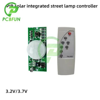 Diaľkové Ovládanie + Ľudského Tela Indukčné Slnečné Svetlo Doska 3.2 V, 3,7 V Slnečnej Integrované Street Light Control Board