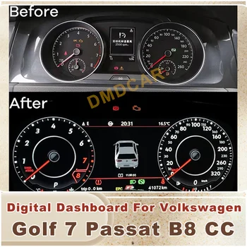 Digitálny Panel Panel Virtuálneho prístrojového panelu LCD Rýchlomer pre Volkswagen VW Golf 7 Golf MK7 7R Glaxay 2012~2020