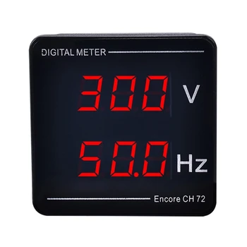 Digitálny Voltmeter Merač Frekvencie Embedded Zariadenia Napätie Panel Meter Test Dropship
