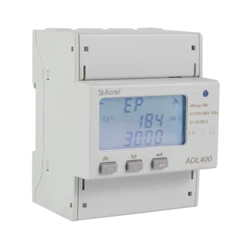 Din lištu 3-fázy smart meter Acrel ADL400 3 fázy digitálny elektromer s RS485