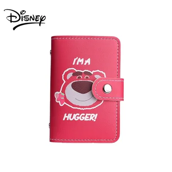 Disney Jahoda Medveď Držiteľa Karty pre Ženy, Dievča Kabelku Anti-degaussing Multi-card Rukáv Veľkú Kapacitu kreditnej karty držiteľ