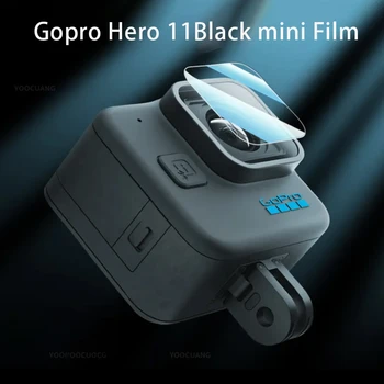 Displej Tvrdeného Skla Chránič Objektív, Vysoká Transparentnosť Ochranný Film Proti Poškriabaniu Kryt pre Gopro Hero 11 Čierne Mini Kamera