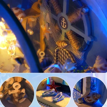 DIY Miniatúrne Doll House Tvorivé Tajnej Miestnosti Nábytok Fantasy Dospelých Romantický Darček pre 10+ Rokov Mini domček pre bábiky