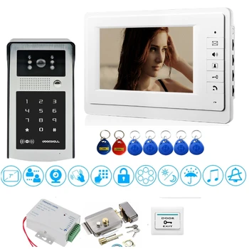 Domov RFID Video Komunikačný Systém Video Dvere Telefón 7
