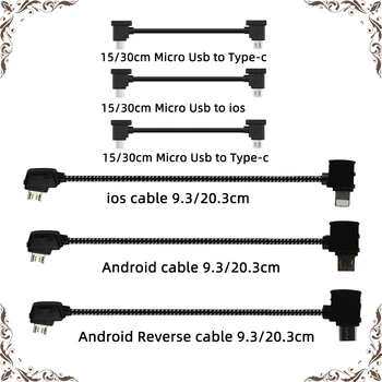 Dátový Kábel usb OTG Diaľkový ovládač na Telefón, Tablet Konektor USB TypeC IOS Rozšíriť o DJI Mavic MINI/2/3 Pro/SE/Pro/Air/Mavic 2/3