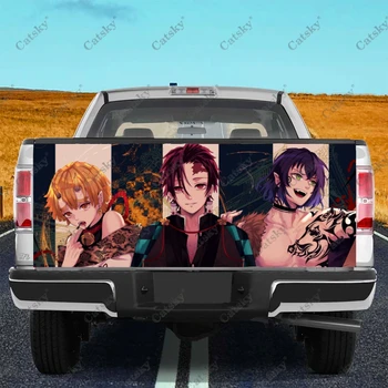 Démon Vrah Univerzálny Japonské Anime Auto Chvost batožinového priestoru Chrániť Nálepky Odtlačkový Telo Automobilový Dekorácie pre SUV Off-road Pickup