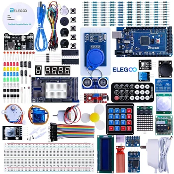 ELEGOO Arduino Mega R3 Projektu Najviac Kompletný Ultimate Odľahčenú Kit s TUTORIAL Kompatibilný s Arduino IDE