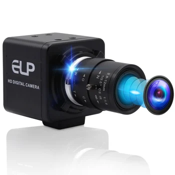 ELP 3MP H. 264, WDR USB Web Kamery Širokým Dynamickým Rozsahom Až 100dB Zoom 2.8-12 mm Objektív, CS Mount UVC OTG Varifokálny Webkamera