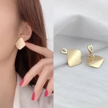 Falošný Piercing Zlatá Farba Kovový Klip Na Náušnice Non Prebodol Ženy Strany Šperky Veľké Earings Ucho Putá Príslušenstvo