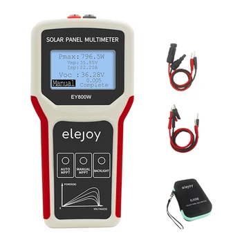 Fotovoltaický Panel Power Supplys Multimeter Auto Manual MPPT Detekciu s LCD Displej s Podsvietením Napätie Obvodu naprázdno