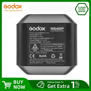 Godox AD400PRO WB400P Li-ion akumulátor Externý Blesk, Svetlo Kamery Lampa Napájania, Záložné Batérie