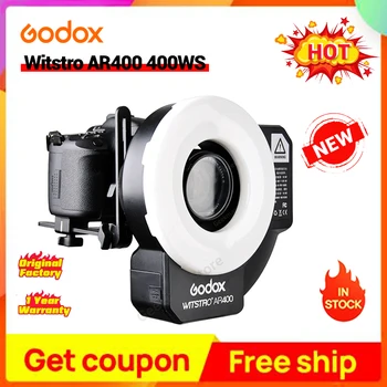 Godox Witstro AR400 / R200 400WS 200WS zábleskové Svetlo Speedlite LED Krúžok Video Svetlo S Li-ion Batérie pre C/N CD50 T03 2Y