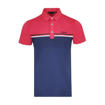 Golf Tričko Polo Tričko pánske Klope Top Leto, Voľný čas, Outdoor Sports Rýchle sušenie Priedušná Business Fashion Golf Polo Shirts