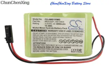 GreenBattey 3000mAh Batérie AS10805, MED3201 na Alaris Medicalsystems 1550 MED SYSTÉM 3 2860 Infusio, 2860, 2863, 2865, 2866