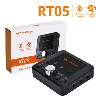 GTMEDIA RT05 2v1 Bluetooth vysielač Plug and Play, Bluetooth 5.0 Bezdrôtové Bluetooth Audio Prijímač, Vysielač