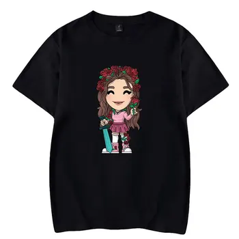 Hannahxxrose Sen SMP Merch T-shirt Crewneck Krátke Sleeve Tee Ženy pánske Tričko Harajuku Streetwear 2023 Módne Oblečenie