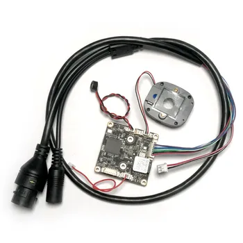 HD 4MP CCTV IP Kamera Modul Plný Zabezpečenia Siete IPC rady H. 265 ONVIF s káblom IRCUT mic