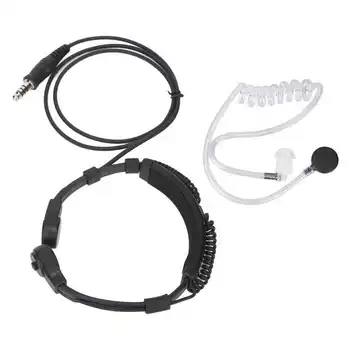 Hrdlo Mic Headset Zdvíhateľnej Ťažkých Vzduchu Akustický Trubice Slúchadlo pre Baofeng pre Kenwood pre YAESU pre Motorola nové.